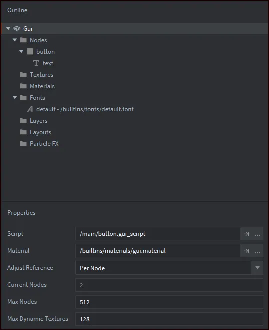 Defold button tutorial